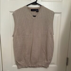 Van Heusen Men's Beige Sweater Vest